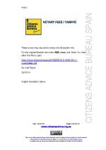 NOTARY FEES – TARIFFS